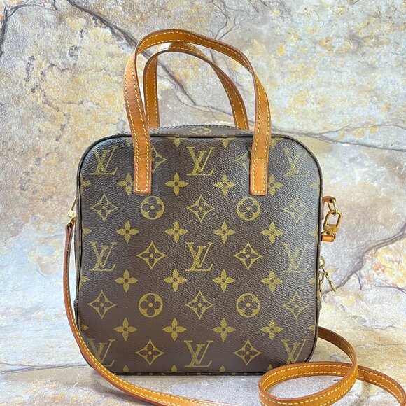 Louis Vuitton Spontini Crossbody Monogram Handbag 2 Way Canvas Shoulder Bag - Picture 1 of 15